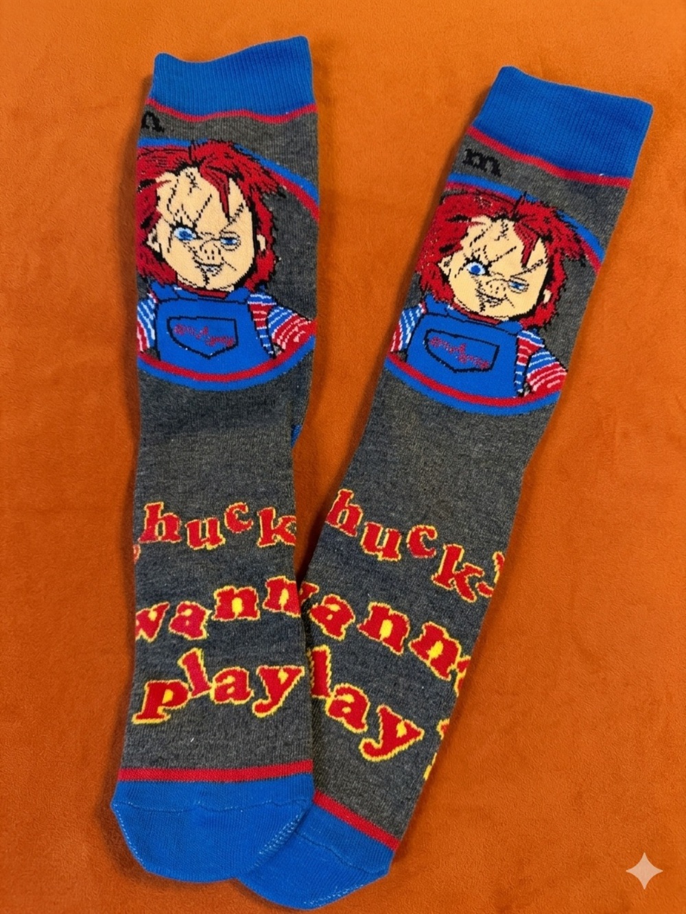 Chucky Graphic Crew Socks (2 pair)